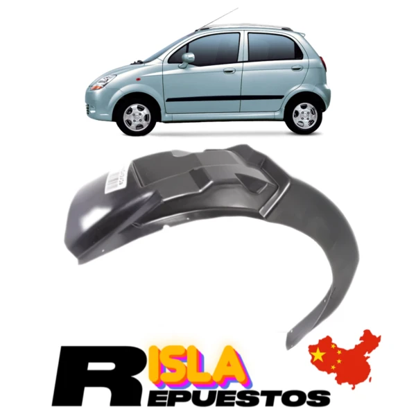 Guardafango Delantero Izquierdo Para Chevrolet Spark 2006 2016 800 1.0